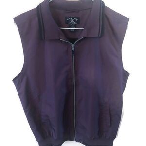 Cutter And Buck vintage Womens Full Zip Golf Vest Sz M